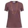 ELISABETTA FRANCHI - T-shirt - Prugna