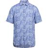 120% LINO - Camicia a quadri - Blu china