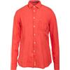 B.D.BAGGIES - Camicia in lino - Rosso pomodoro