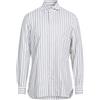 ISAIA - Camicia a righe - Grigio chiaro