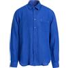 120% LINO - Camicia in lino - Blu china