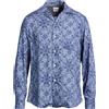 BRUNELLO CUCINELLI - Camicia fantasia - Blu navy