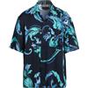 VERSACE JEANS COUTURE - Camicia fantasia - Blu navy