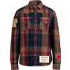 TRUE RELIGION - Camicia a quadri - Blu navy