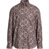 BRUNELLO CUCINELLI - Camicia fantasia - Blu notte