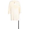 DRKSHDW by RICK OWENS - Oversized t-shirt - Panna
