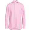 ISAIA - Camicia a righe - Rosa
