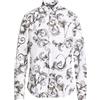 VERSACE JEANS COUTURE - Camicia fantasia - Bianco