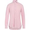 BARBA Napoli - Camicia a righe - Rosso