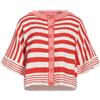 ELISABETTA FRANCHI - Cardigan - Rosso pomodoro