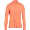 FEDELI - Camicia regular fit - Mandarino