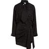 ISABEL MARANT - Vestito a portafoglio - Nero