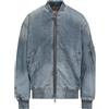 DIESEL - Giubbotto jeans - Blu