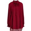 JACOB LEE - Camicie e bluse in seta - Rosso