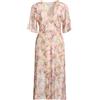 GUESS - Vestito a portafoglio - Rosa antico