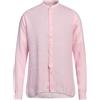 TINTORIA MATTEI 954 - Camicia in lino - Rosa chiaro