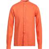 TINTORIA MATTEI 954 - Camicia in lino - Arancione