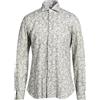 BARBA Napoli - Camicia fantasia - Verde militare