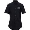 BIKKEMBERGS - Camicia tinta unita - Nero