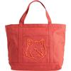 MAISON KITSUNÉ - Borsa a mano - Rosso pomodoro