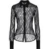 PINKO - Camicie e bluse in pizzo - Nero
