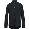 BRIAN DALES - Camicia tinta unita - Blu notte