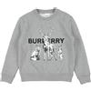 BURBERRY - Felpa - Grigio