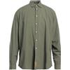 B.D.BAGGIES - Camicia tinta unita - Verde militare