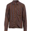 WALES BONNER - Camicia a righe - Marrone