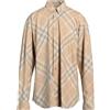 BURBERRY - Camicia fantasia - Sabbia