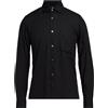 XACUS - Camicia tinta unita - Nero