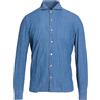 LUIGI BORRELLI NAPOLI - Camicia di jeans - Blu