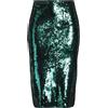 SANDRO - Gonna midi - Verde smeraldo