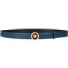 VERSACE - Cintura in pelle - Blu