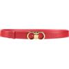 FERRAGAMO - Cintura Regular - Rosso