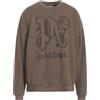 PALM ANGELS - Felpa - Verde militare