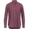 SALVATORE PICCOLO - Camicia fantasia - Bordeaux