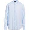 EMPORIO ARMANI - Camicia in lino - Celeste