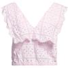 GANNI - Top - Rosa chiaro