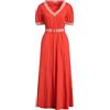 PUROTATTO - Vestito estivo - Rosso pomodoro