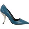 ROGER VIVIER - Décolleté - Verde petrolio