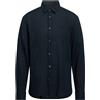 BOSS - Camicia in lino - Blu navy