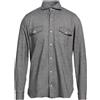 LUIGI BORRELLI NAPOLI - Camicia regular fit - Antracite