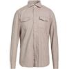 LUIGI BORRELLI NAPOLI - Camicia regular fit - Beige