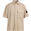 STONE ISLAND - Camicia oversized - Sabbia