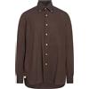 LUIGI BORRELLI NAPOLI - Camicia regular fit - Testa di moro