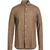 SONRISA - Camicia in lino - Marrone