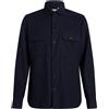 BORRIELLO NAPOLI - Camicia tinta unita - Blu navy