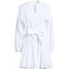 120% LINO - Vestito chemisier - Bianco