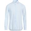 BARBA Napoli - Camicia fantasia - Celeste
